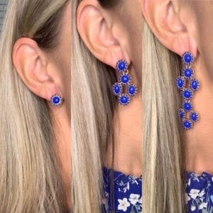 [Stella and Dot] Sardinia Earring -Cobalt